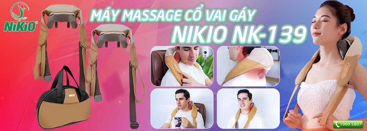 Máy massage cổ vai gáy Nikio NK-139
