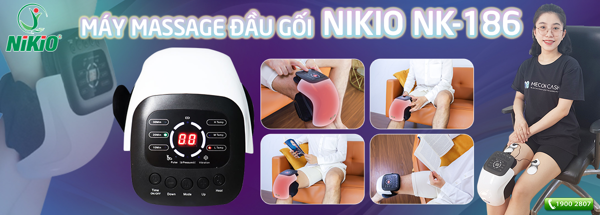 Máy massage đầu gối Nikio NK-186