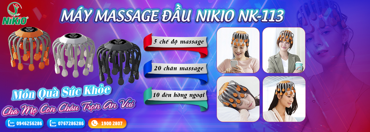 máy massage đầu