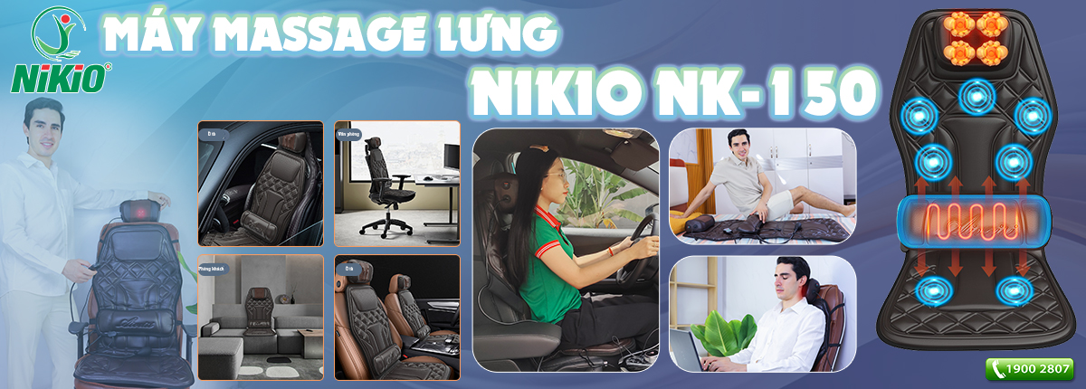 Máy massage lưng Nikio NK-150