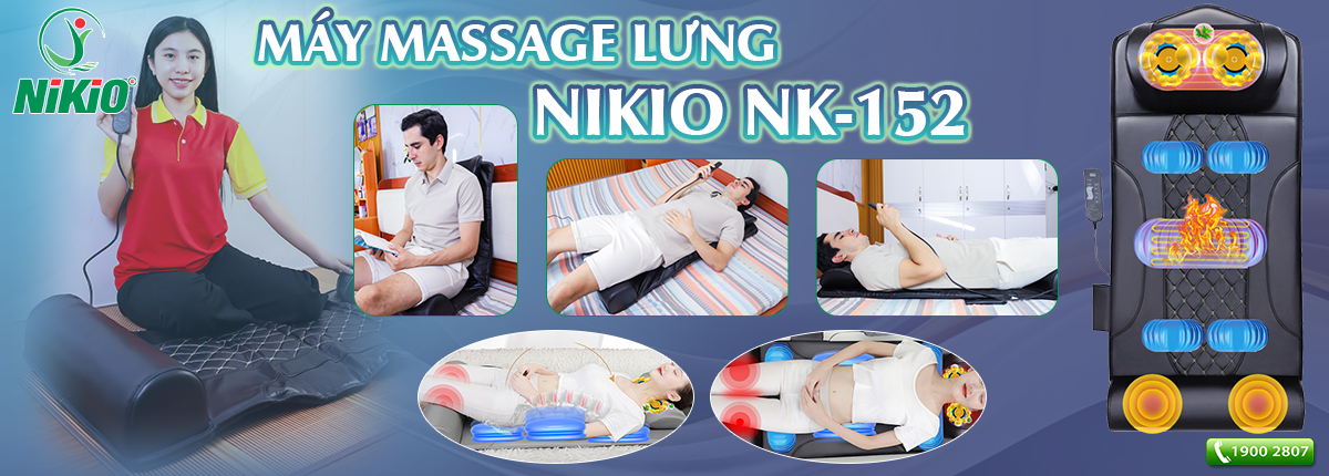 Máy massage lưng Nikio NK-152