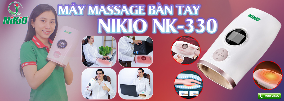 Máy massage bàn tay Nikio NK-330
