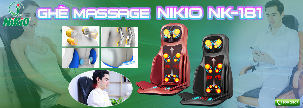Ghế massage toàn thân Nikio NK-181