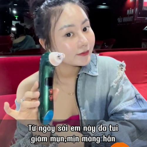 Tiktoker Yến Xu review máy hút mụn đầu đen Nikio NK-220