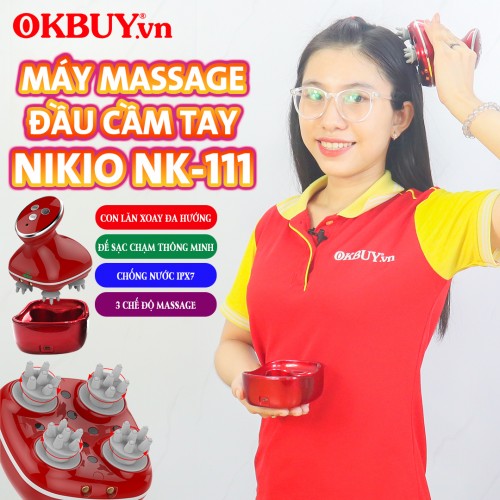 Hướng dẫn sử dụng máy massage đầu cầm tay Nikio NK-111