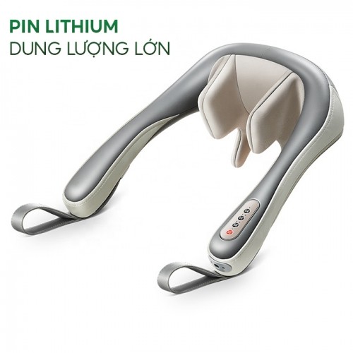Video Máy massage cổ vai gáy pin sạc Nikio NK-138 - Xoa bóp day ấn 6D