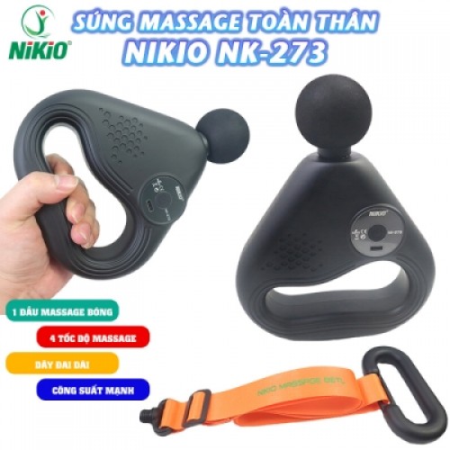 Video trải nghiệm Súng massage giãn cơ toàn thân Nikio NK-273