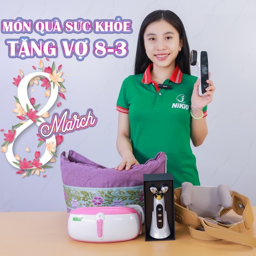 Gợi ý quà tặng sức khỏe và chăm sóc sắc đẹp cho vợ yêu ngày 8/3