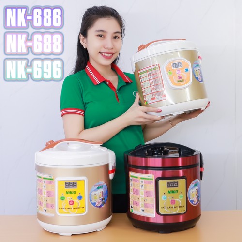 Hướng dẫn cách lắp khay và sử dụng nồi làm tỏi đen Nikio NK-688, NK-696, NK-686