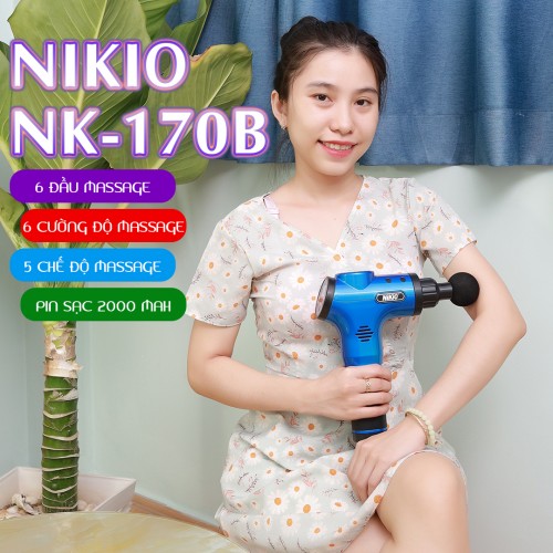 Video súng massage giãn cơ cầm tay Nikio NK-170B
