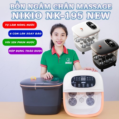 Video giới thiệu bồn ngâm chân Nikio NK-195 NEW