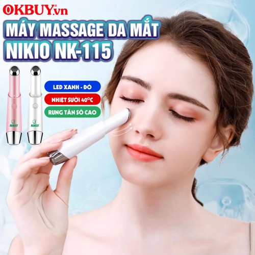 Video Bút (Máy) massage mắt trị thâm quầng, xóa nhăn Nikio NK-115