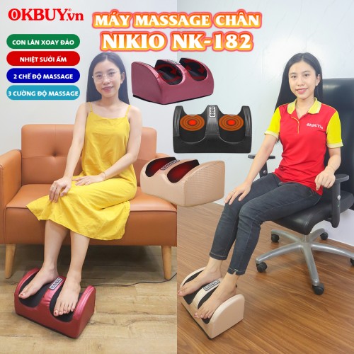 Cải thiện đau mỏi chân cùng máy massage chân đa năng Nikio NK-182