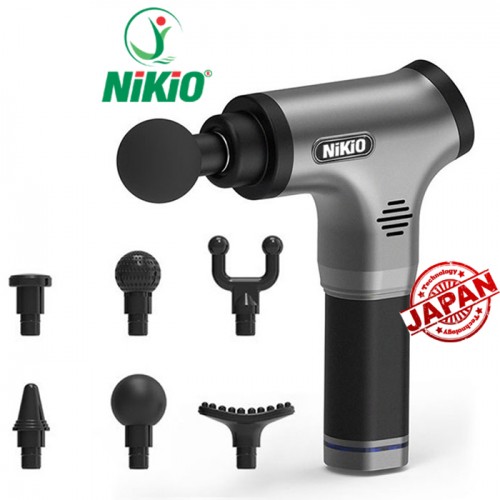 Video review súng mát xa cầm tay Nikio NK-171 mẫu mới 5 chế độ, 6 chế độ massage