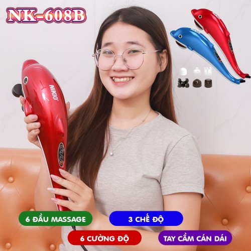 Video giới thiệu máy massage cầm tay cá heo Nikio NK-608B